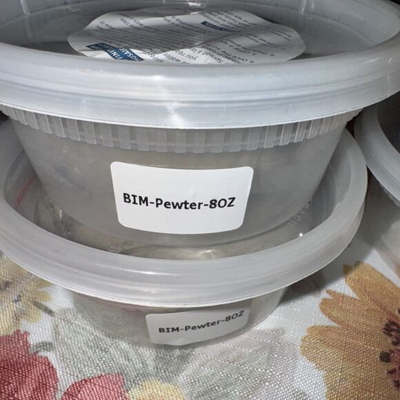 7 8 Oz Tubs Mosaic Mortar Grout BIM White X3 Pewter X2 Butter X2 All New Sealed - Picture 4 of 9